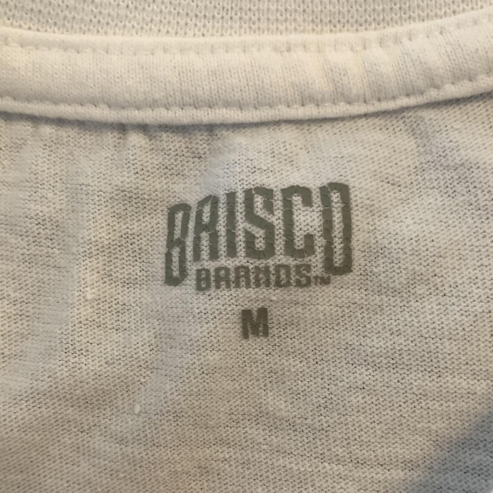 Brisco Brands Anime Manga Shirt Mens Medium White Japan Graphic Daring Hero - Picture 3 of 8